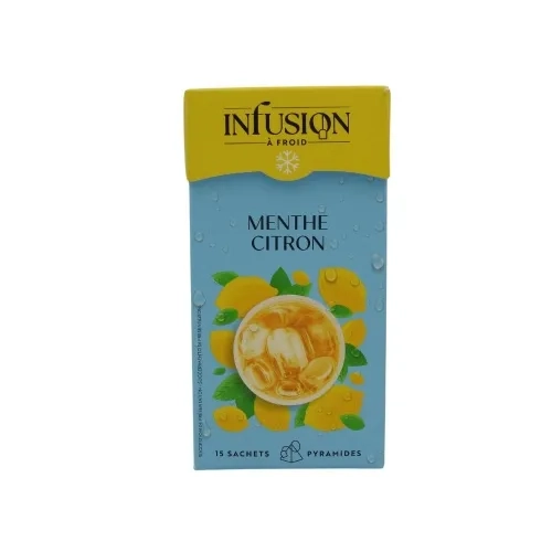 Infusion froide menthe citron 20 sachets