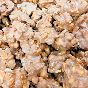 Cluster cacahuète et chocolat au lait