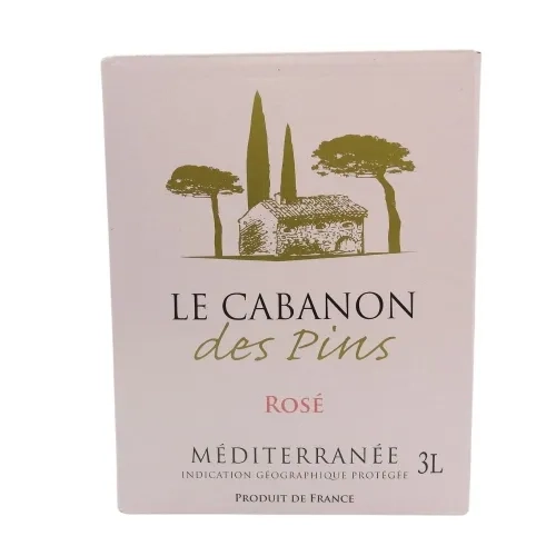 Vin rosé IGP Le Cabanon des Pins BIB 3l