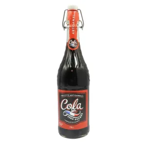 Boisson gazeuse goût cola zéro bouteille 75cl