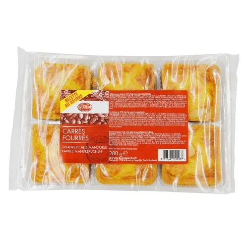 Carrés fourrés aux amandes pur beurre Boite 280g