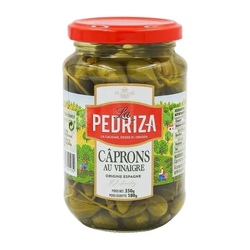 Câprons au vinaigre Origine Espagne   bocal 180g