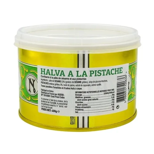Halva à la pistache Grèce boîte 400g