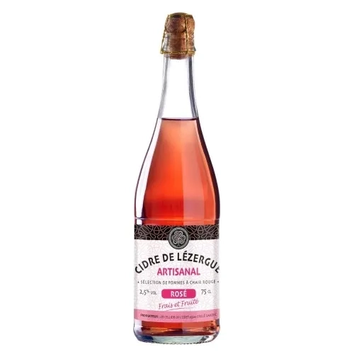 Cidre artisanal Rosé Lézergué 75cl