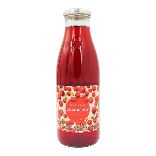 Boisson aux cranberries  bouteille 75cl