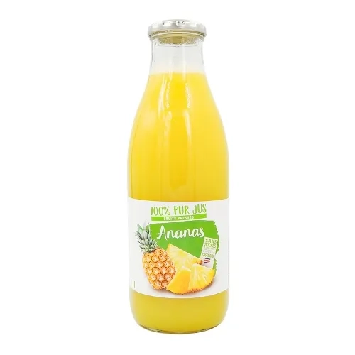 Pur jus d'ananas du Costa Rica bouteille 1l