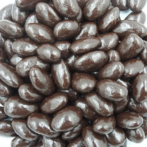 Amandes enrobées chocolat noir fleur de sel