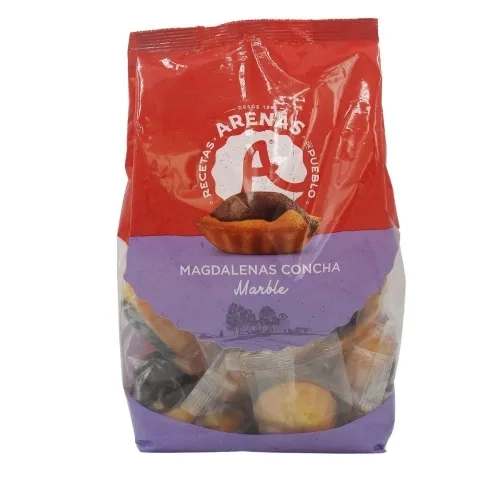 Madeleines marbrées paquet 385gr Arenas