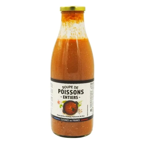Soupe de poissons entiers bouteille 97cl