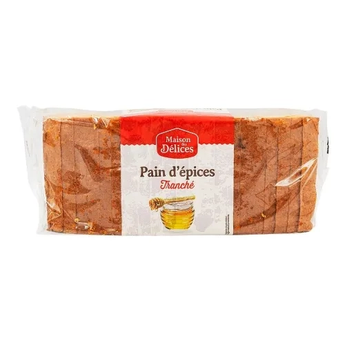 Pain d'épices en tranches paquet 500g