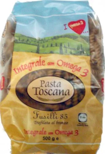 Fusilli  n°6 pasta tocasna omega 3 500gr
