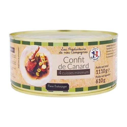 Confit de canard boîte 610g pne