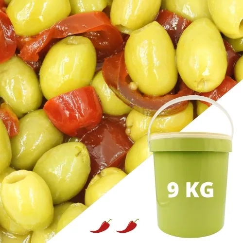 Olives super pimentées dénoyautées