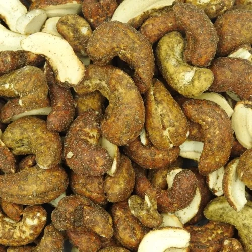 Noix de cajou aromatisée à l'ail noir