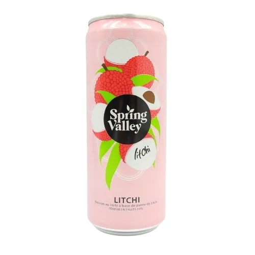 Boisson au litchi canette 33cl