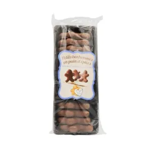 Bonhommes pain d'épices enrobés chocolat lait 200g