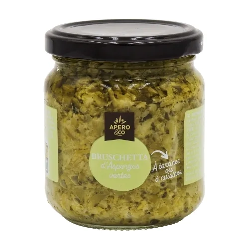 Bruschetta d'asperges vertes pot 190g