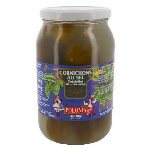 Cornichons au sel   bocal 430g Polonia