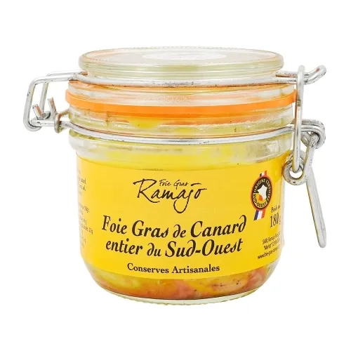 Foie gras de canard entier Sud Ouest Ramajo 180g