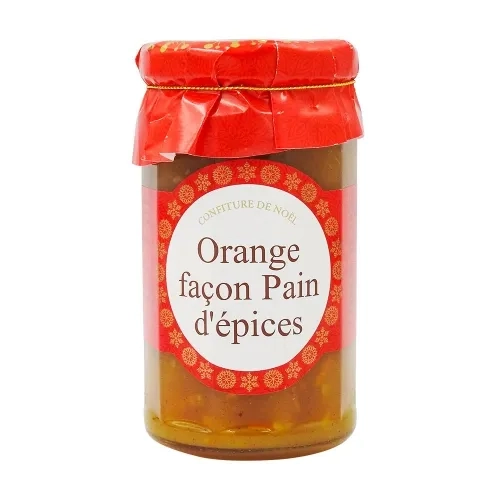 Confiture orange et pain d'épice pot 265g