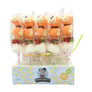 Brochette de bonbons & guimauve forme chien 55g