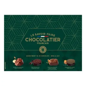 Assortiment de chocolats à offrir boîte 210g
