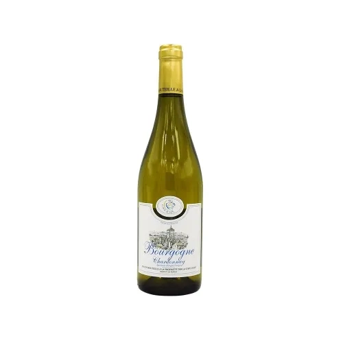 Vin blanc Chardonnay Bourgogne AOP bouteille 75cl
