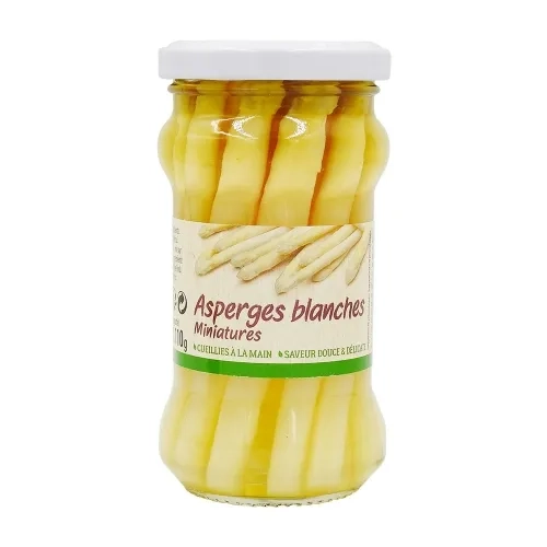 Asperges blanches miniatures Pérou  bocal pne 110g