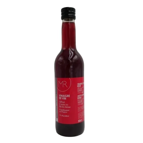 Vinaigre de vin rouge affiné bouteille 50cl