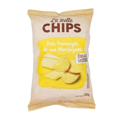 Chips au fromage pqt 120g La Belle Chips