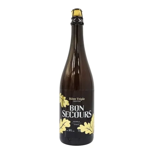 Bière Belge triple bouteille 75cl Bon secours