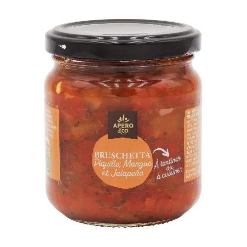 Bruschetta piquillo, mangue et Jalapeño pot 190g