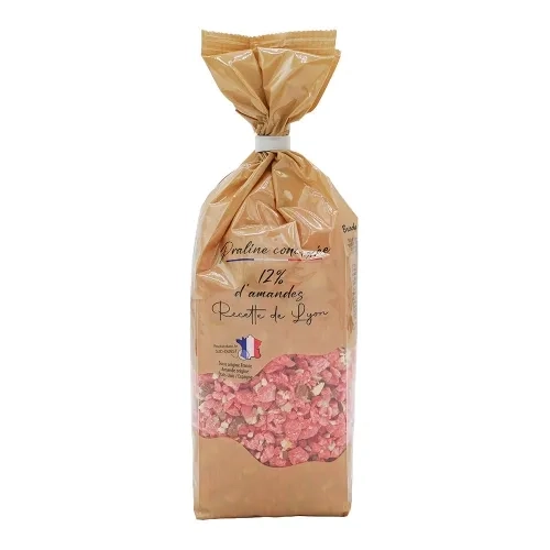Praline rouge concassées 12% amandes paquet 500g