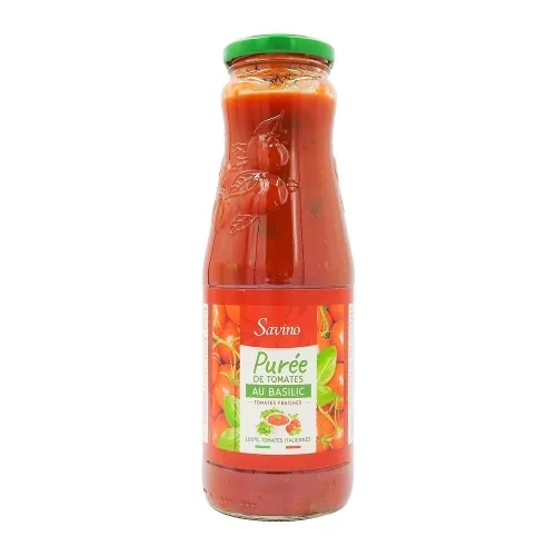 Purée de tomates au basilic bouteille 690g