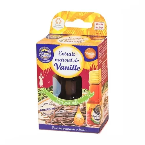 Extrait naturel de vanille  btl 20ml Sainte Lucie