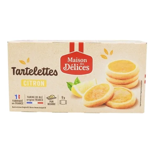 Tartelettes citron boîte 125g Maison des Délices