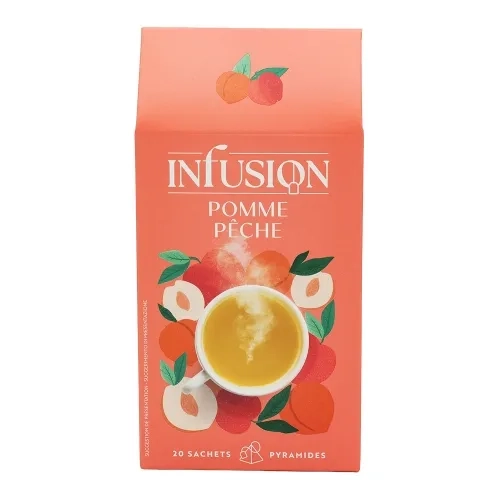 Infusion pomme pêche 20 sachets
