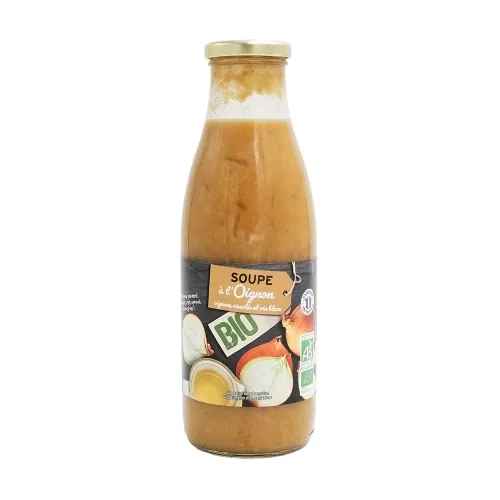 Soupe à l'oignon BIO bouteille 73cl