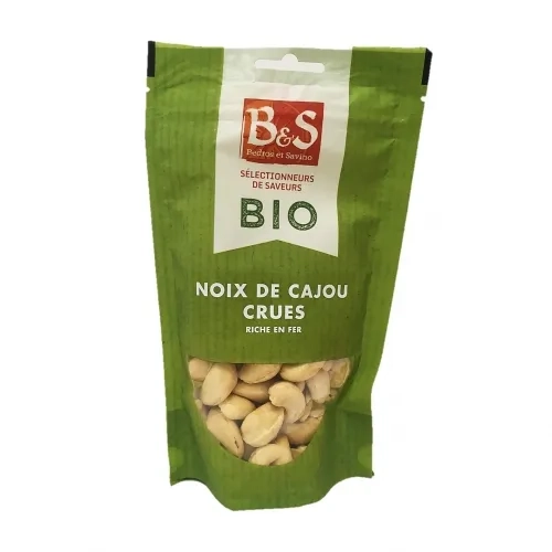 Noix de cajou crues BIO  paquet 100g B&S