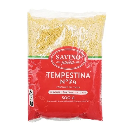 Pâtes Petits Plombs n°74 pqt 500g Savino Pasta