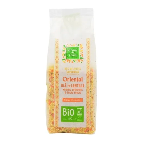 Mélange oriental blé et lentille BIO paquet 400g