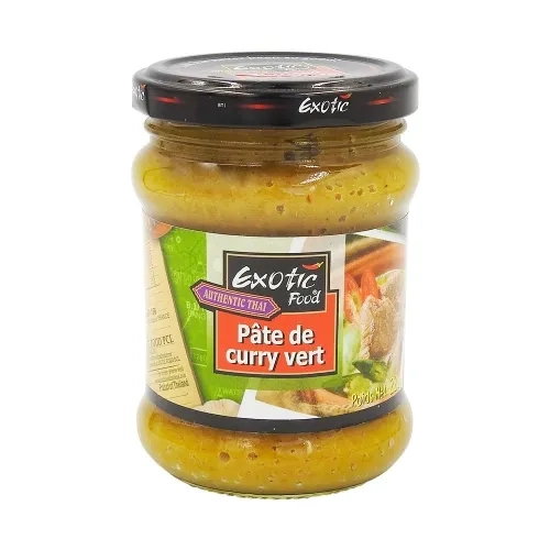 Pâte de curry vert pot 220g Exotic Food