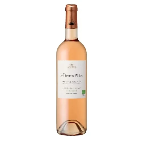 Vin rosé Pierres Plates IGP Méd BIO bouteille 75cl
