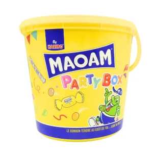 Seau bonbons Maoam Party Box 690g Haribo