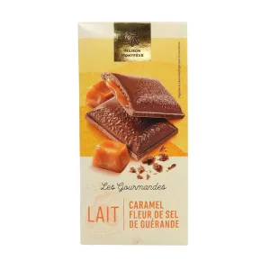 Chocolat au lait caramel tablette 125g Maison Montfève