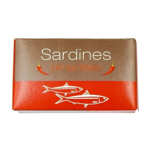 Sardines pimentées Maroc  conserve pne 88gr
