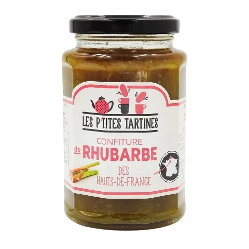 Confiture rhubarbe Haut de France pot 315g