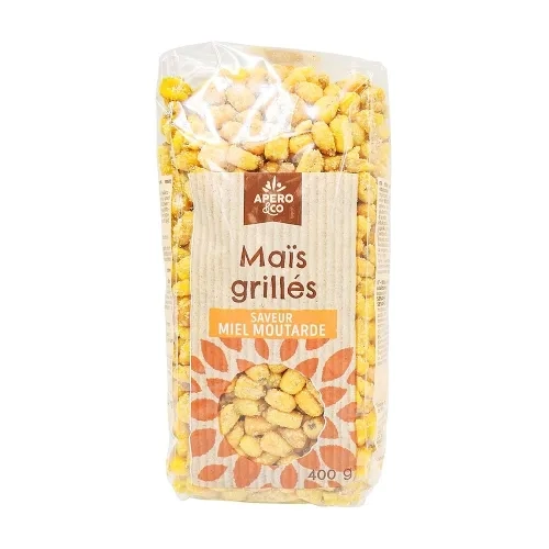 Maïs grillés saveur moutarde miel paquet 400g