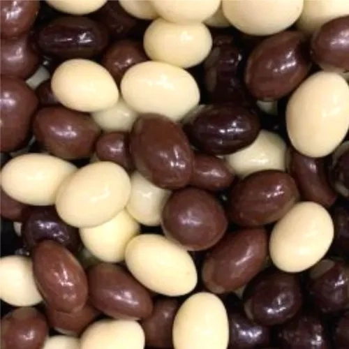 Amandes enrobées 3 chocolats