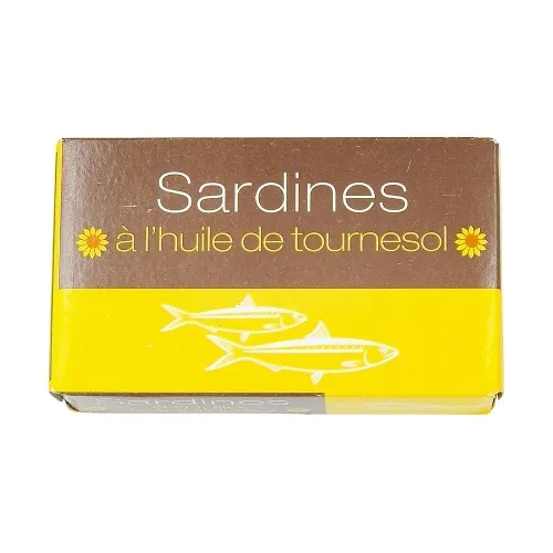 Sardines huile de tournesol Maroc  pne 88g